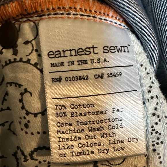Y2K vintage earnest sewn Keaton bootcut jeans size 30 made in USA - Picture 3 of 9